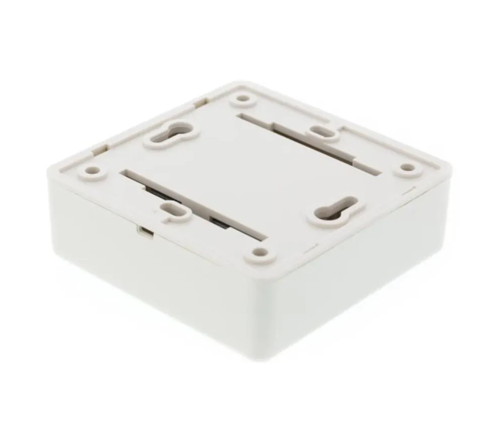 Utenpåliggende UTP-nettverksuttak Cat. 6 2-port