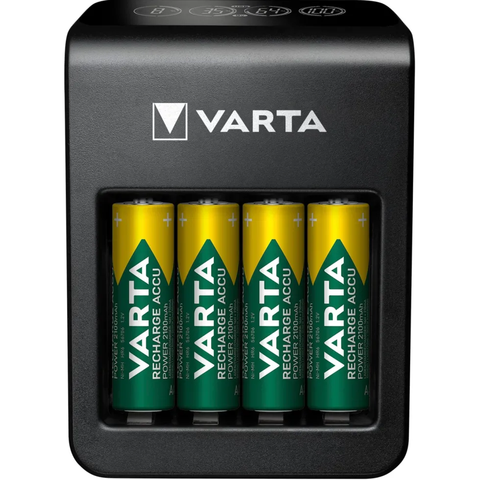 Varta LCD Plug Charger+ Batterilader