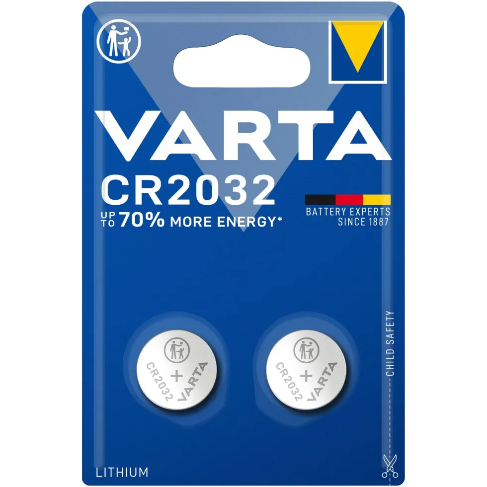 Varta Litiumbatteri CR2032 2-pk.