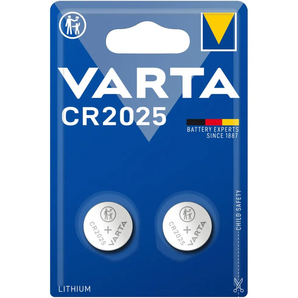 Varta Litiumbatteri CR2025 2-pk.