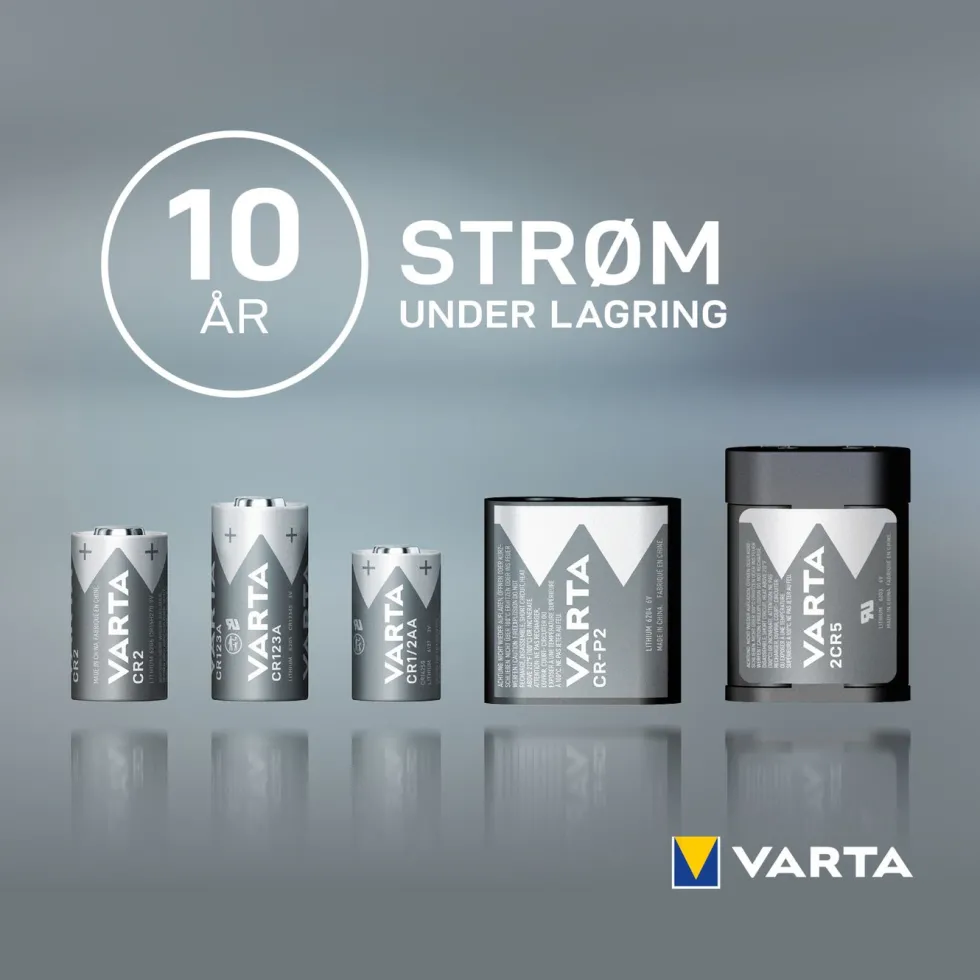 Varta Litiumbatteri 223/CR-P2 1-pk.