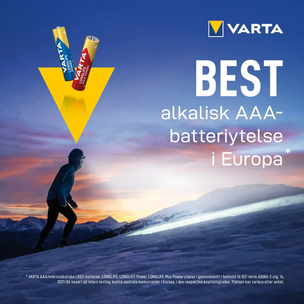 Varta Longlife Max Power AAA-batterier 8-pk.