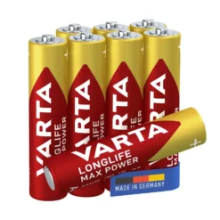 Varta Longlife Max Power AAA-batterier 8-pk.