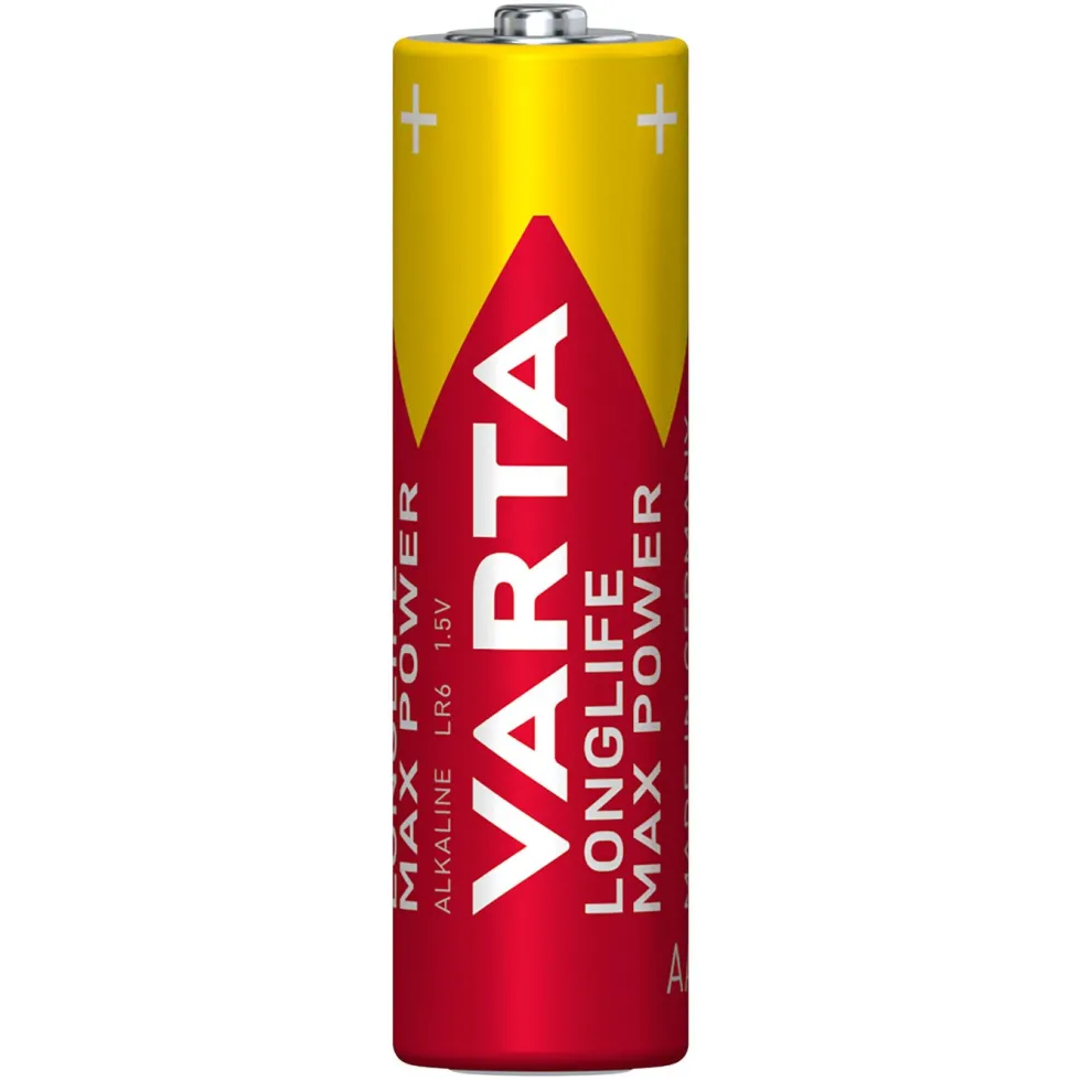 Varta Longlife Max Power AA-batterier 4-pk.