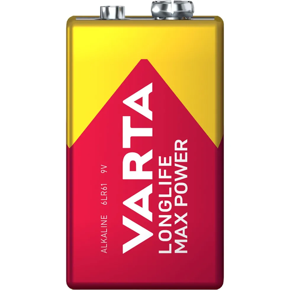 Varta Longlife Power Alkaliskt 9 V-batteri 1-pk.