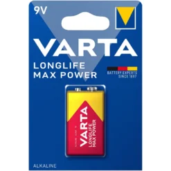Varta Longlife Power Alkaliskt 9 V-batteri 1-pk.