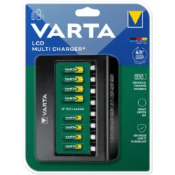 Varta Rask batterilader med overvåking