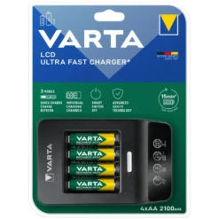 Varta Rask batterilader med overvåking