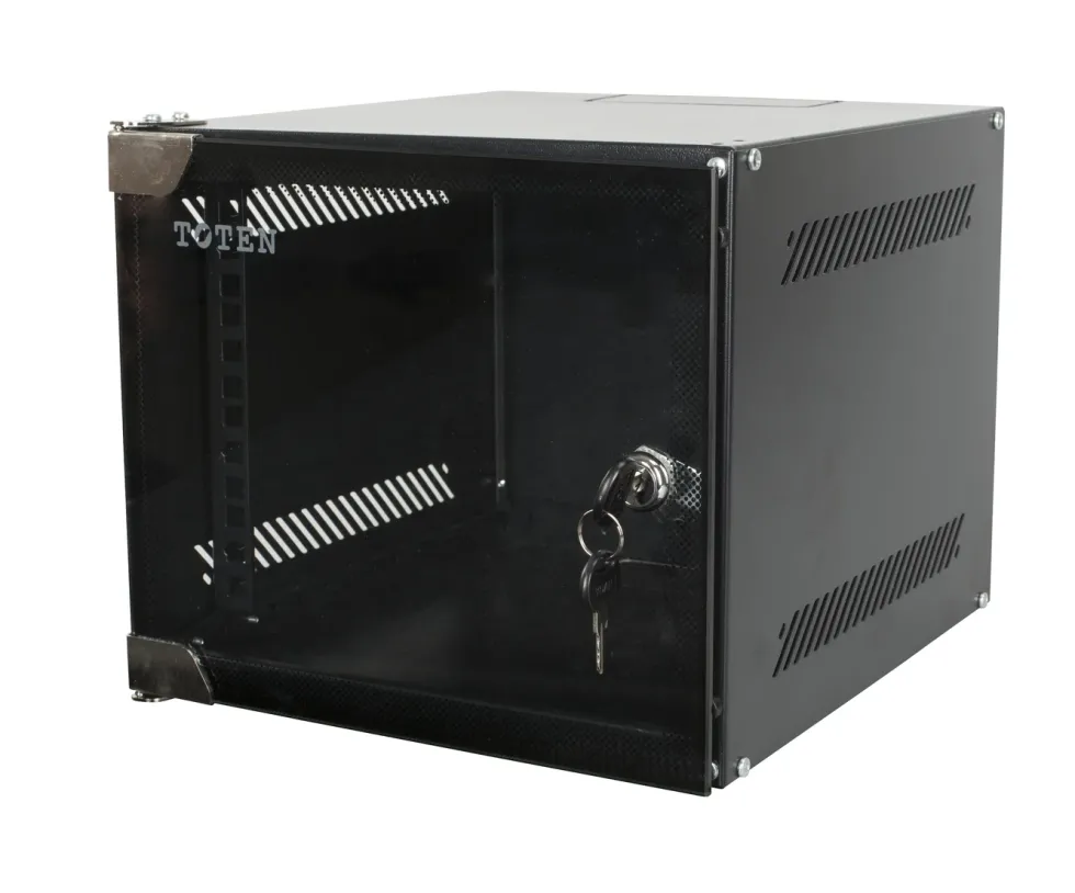 10" veggskap, svart 4U