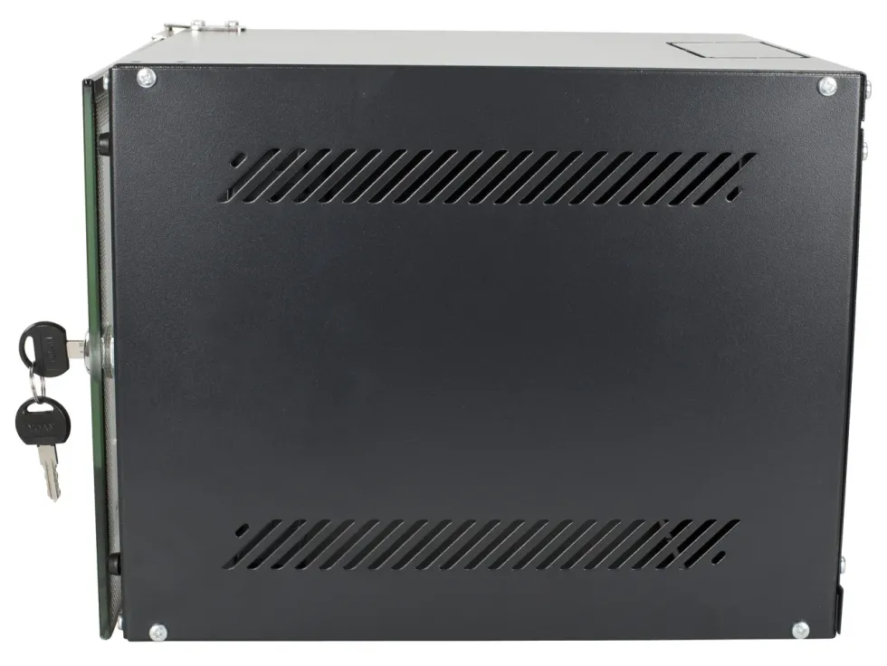 10" veggskap, svart 4U