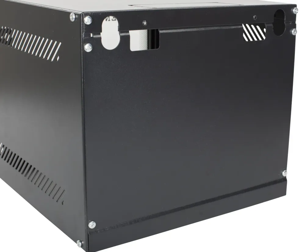 10" veggskap, svart 4U