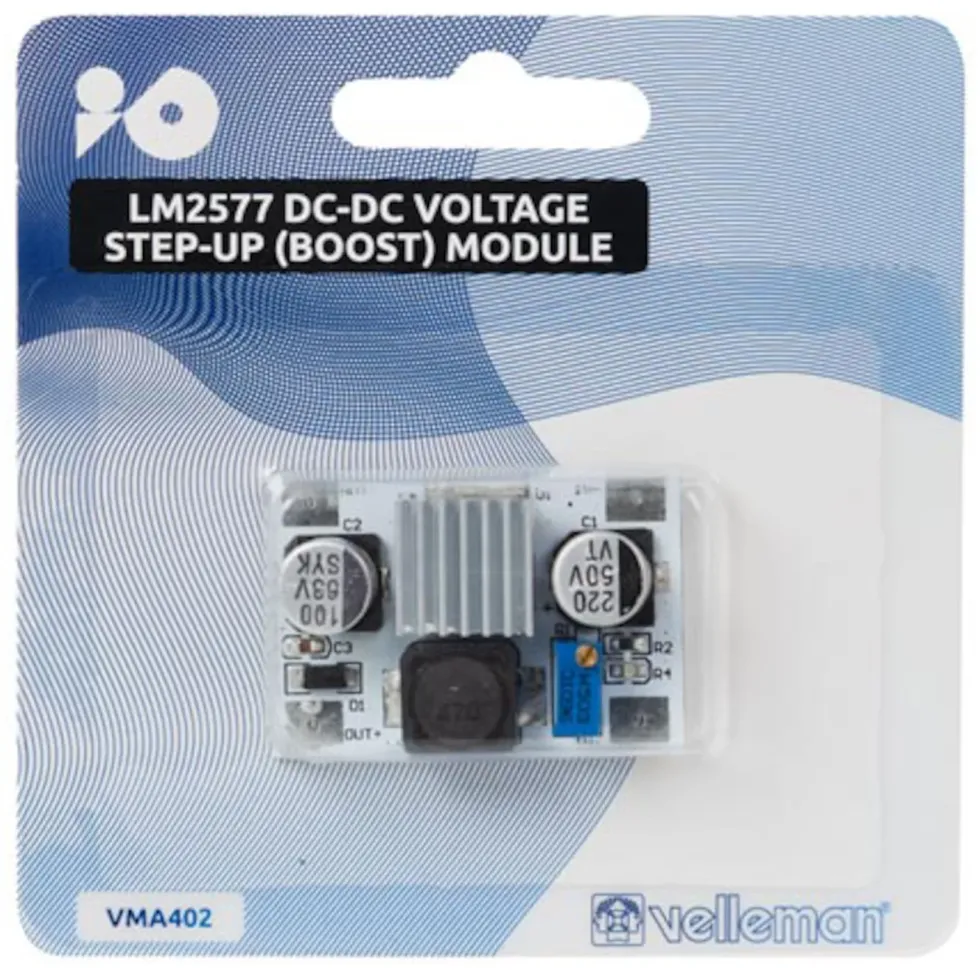Velleman Regulerbar step-up-modul