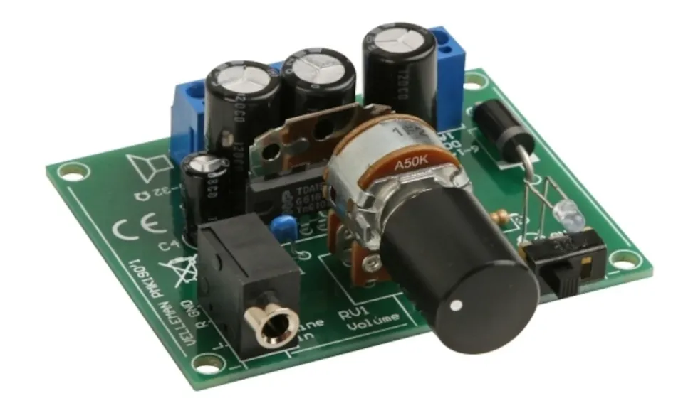 Velleman Stereoforsterker 2x5 W Byggesett
