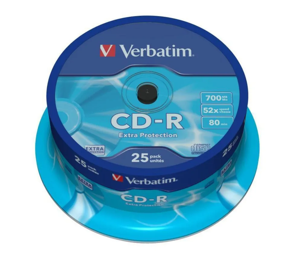 Verbatim CD-R-plater 25-pk.