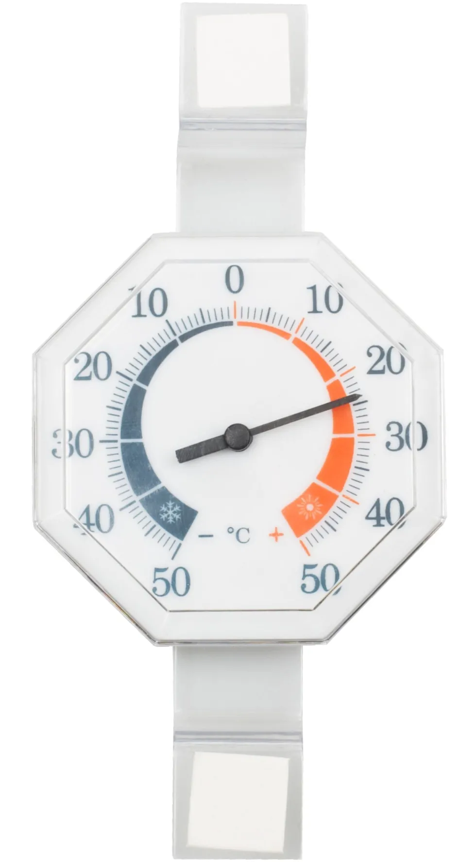 Vindustermometer i plast