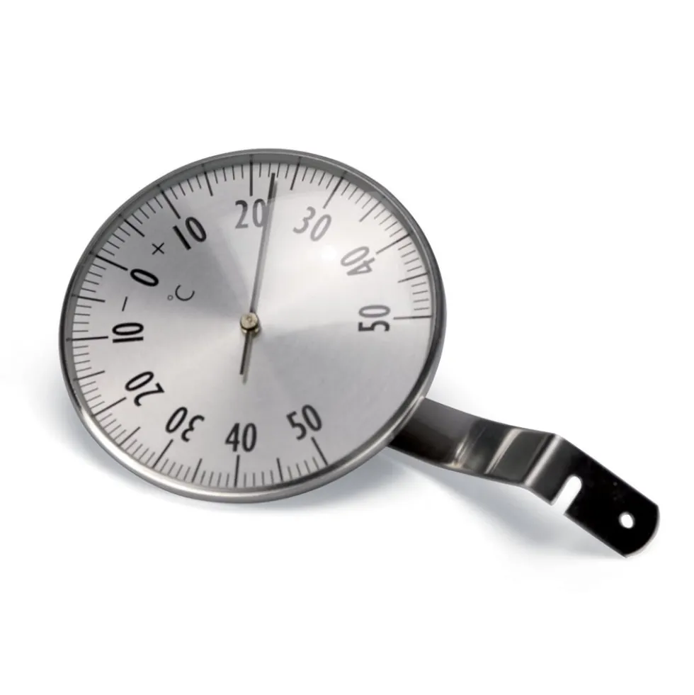 Vindustermometer i stål