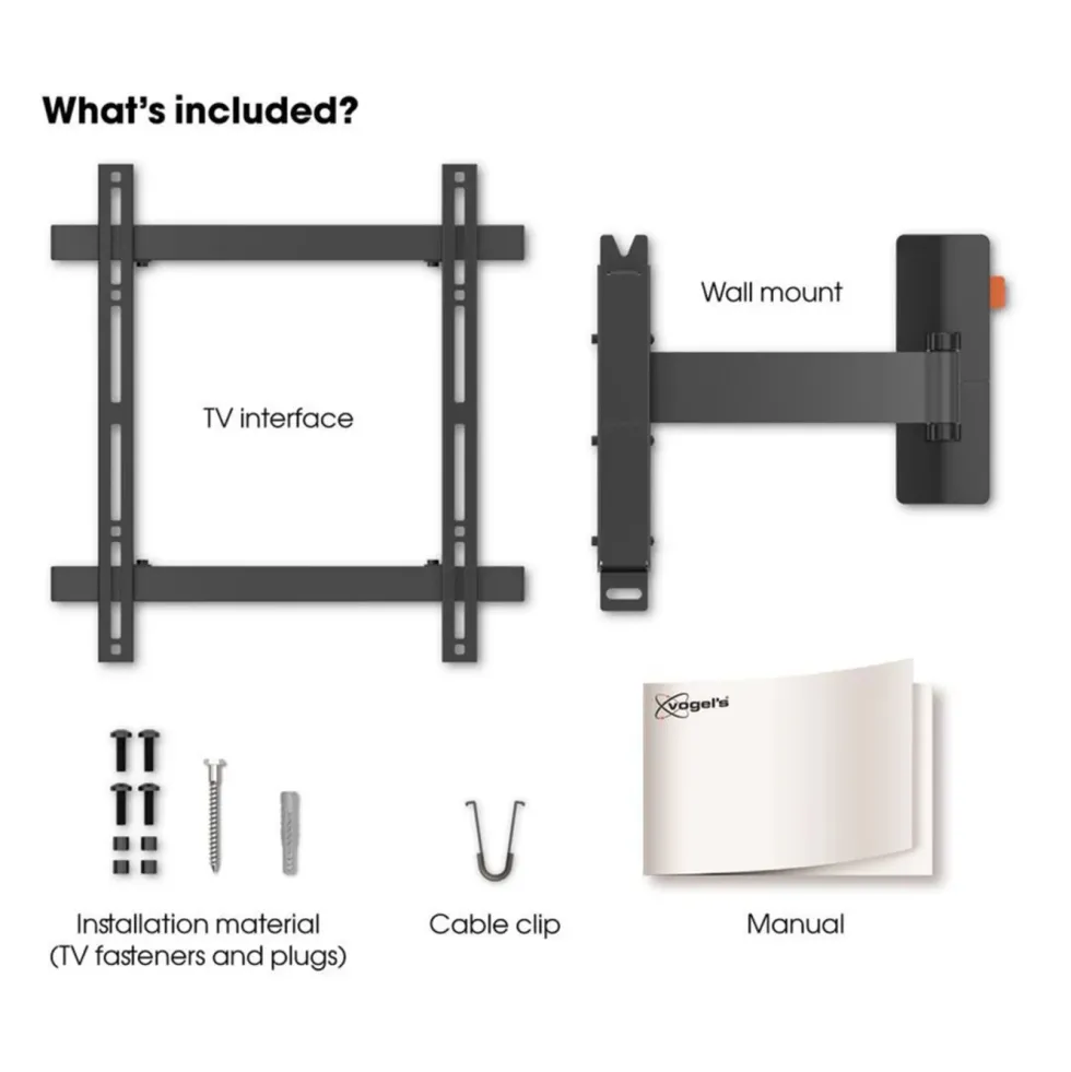 Vogels WALL 3325 full-motion Veggfeste for TV 40" til 65"