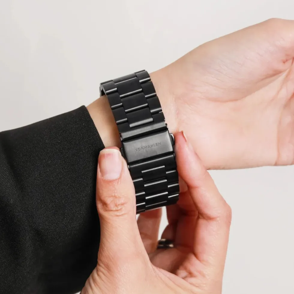 Vonmählen Link Bracelet 2 til Apple Watch 44/45/46/49 mm Black