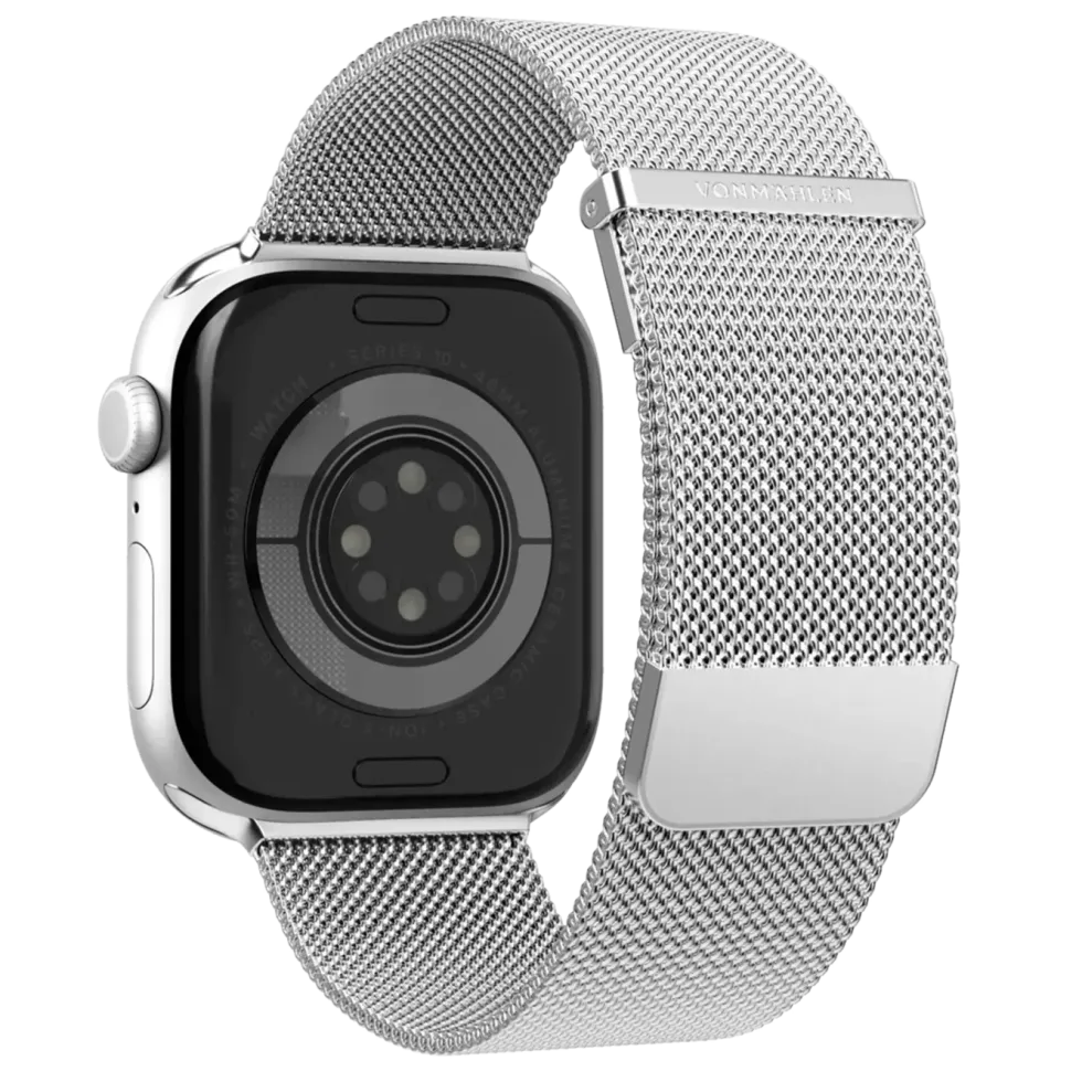 Vonmählen Milanese Loop 2 til Apple Watch 44/45/46/49 mm Silver