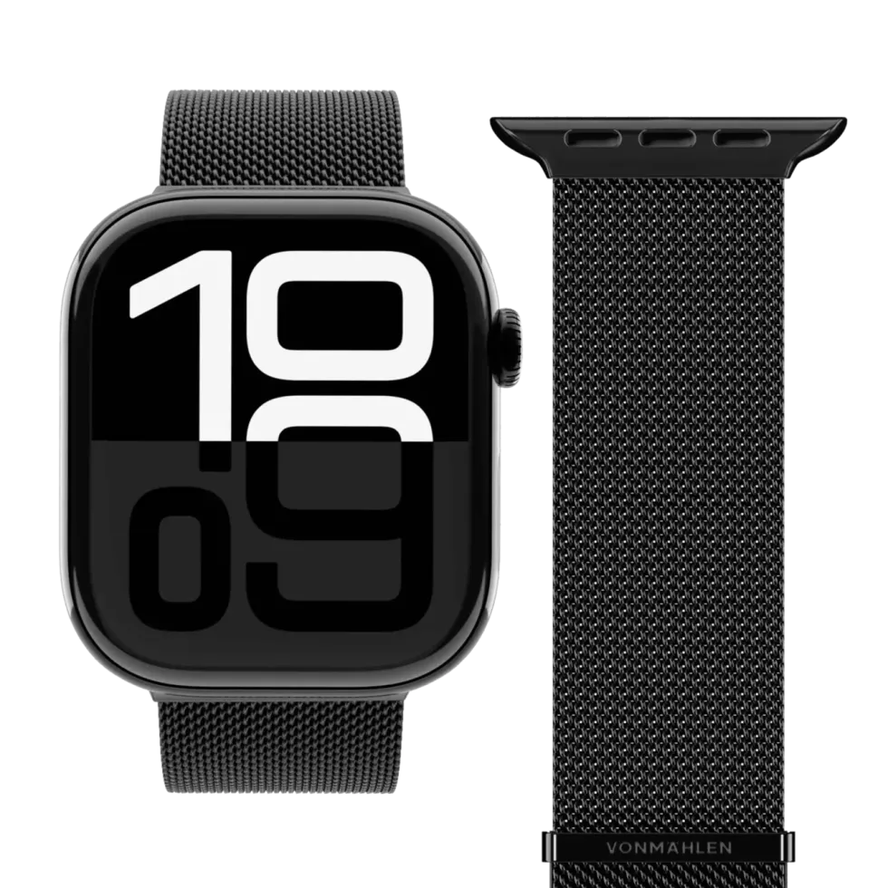 Vonmählen Milanese Loop 2 til Apple Watch 44/45/46/49 mm Black
