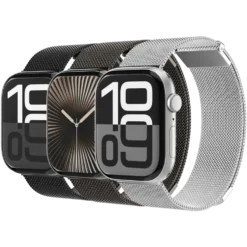 Vonmählen Milanese Loop 2 til Apple Watch 44/45/46/49 mm Black