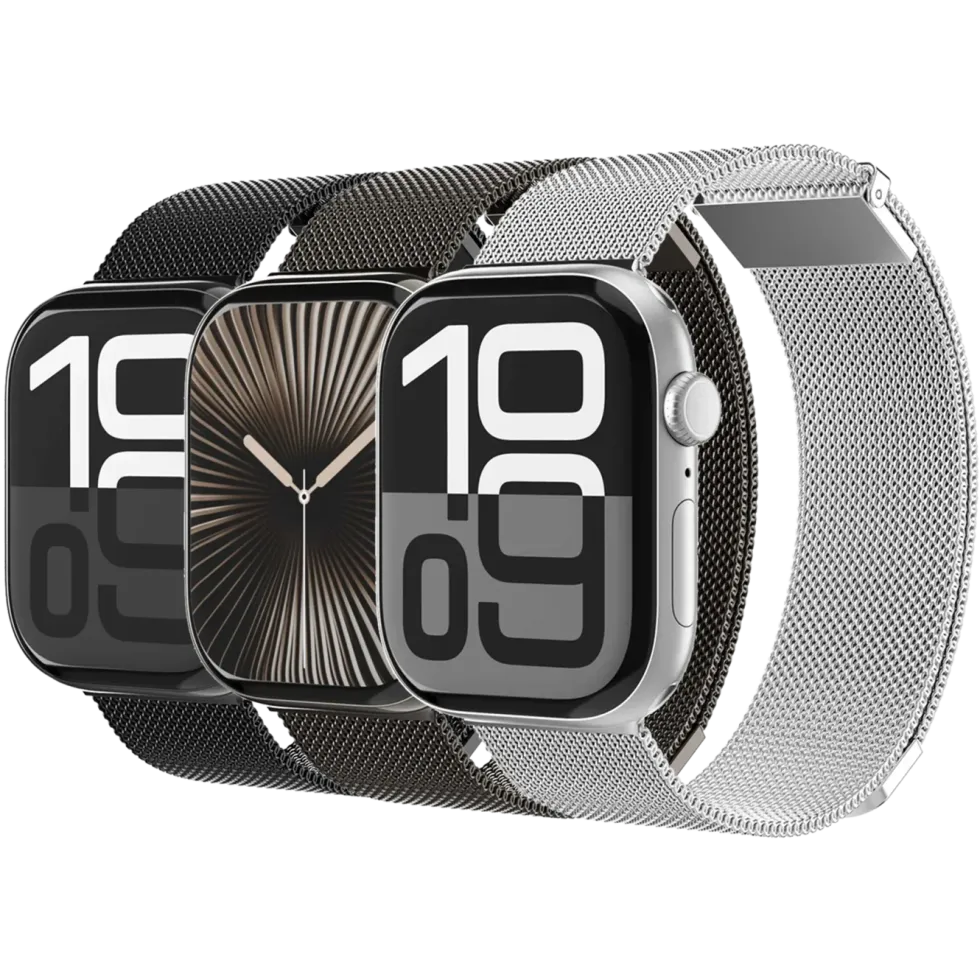 Vonmählen Milanese Loop 2 til Apple Watch 44/45/46/49 mm Black