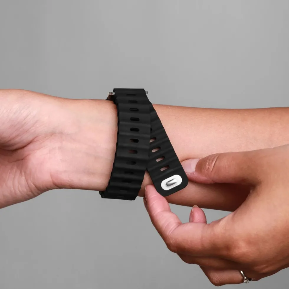Vonmählen Wave Band 2 til Apple Watch 44/45/46/49 mm Black