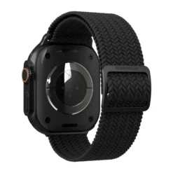 Vonmählen Woven Loop flettet rem til Apple Watch 40/41/42 mm All Black