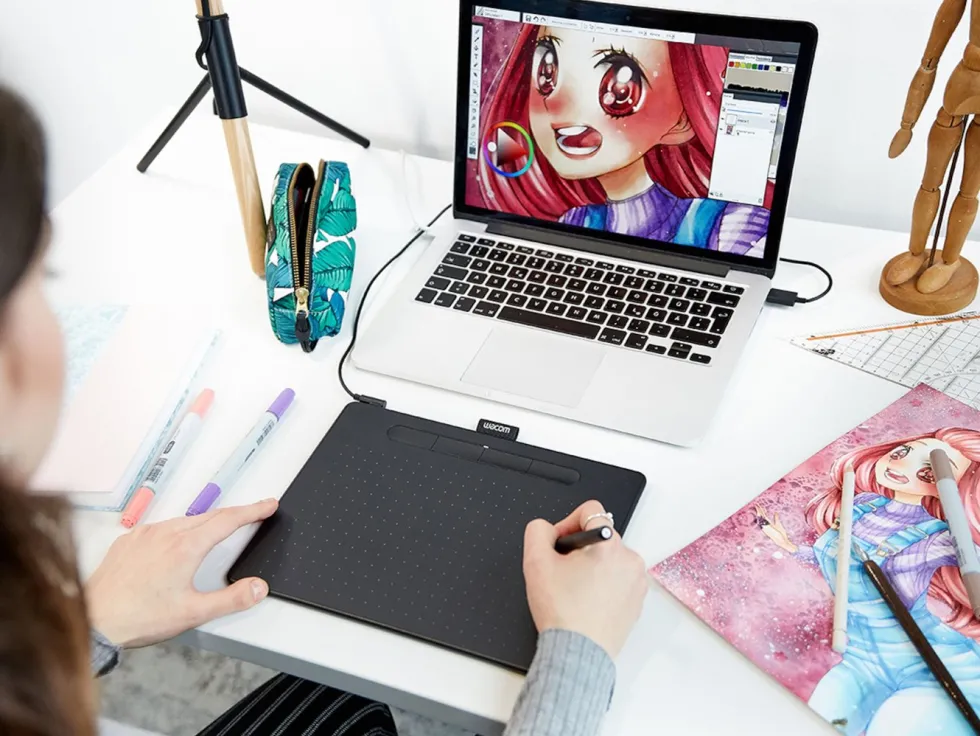Wacom Intuos M Bluetooth-tegnebrett 216x135 mm
