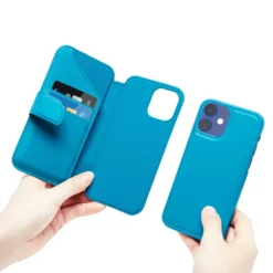 Wallet Case Solo 502 til iPhone 12 mini Blå