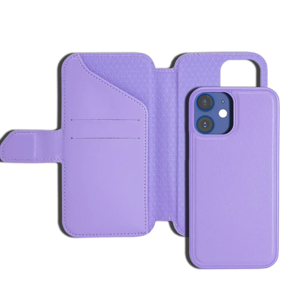 Wallet Case Solo 502 til iPhone 12 mini Lilla