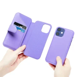 Wallet Case Solo 502 til iPhone 12 mini Lilla
