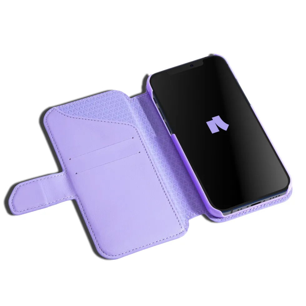 Wallet Case Solo 502 til iPhone 12 mini Lilla