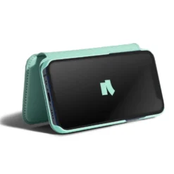 Wallet Case Solo 502 til iPhone 12 mini Turkis