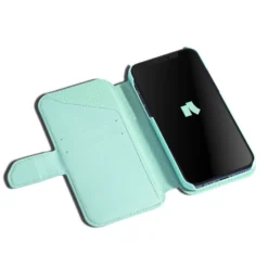 Wallet Case Solo 502 til iPhone 12 mini Turkis