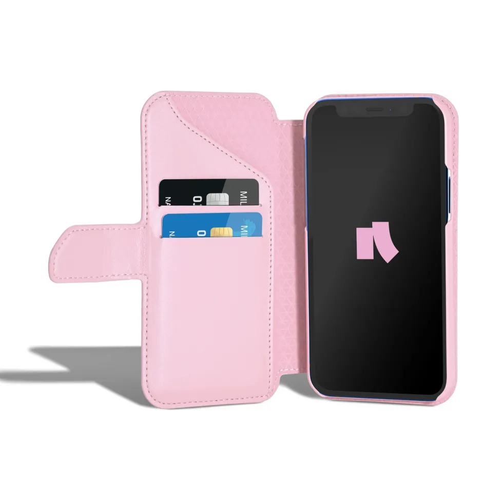 Wallet Case Solo 502 til iPhone 12 mini Rosa