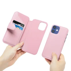 Wallet Case Solo 502 til iPhone 12 mini Rosa