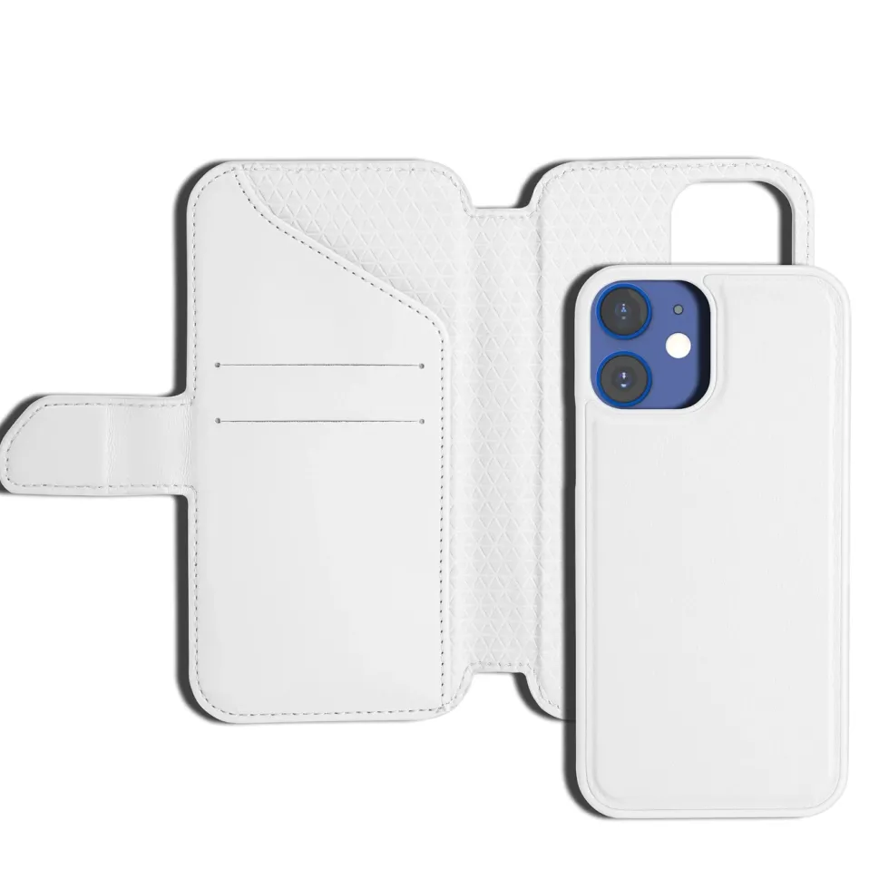 Wallet Case Solo 502 til iPhone 12 mini Hvit