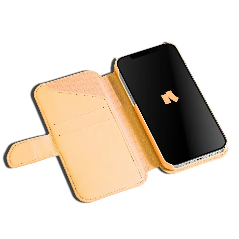 Wallet Case Solo 503 til iPhone 12 og 12 Pro Oransje