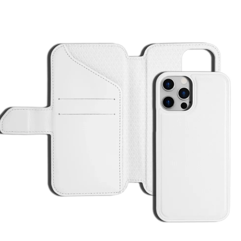Wallet Case Solo 503 til iPhone 12 og 12 Pro Hvit