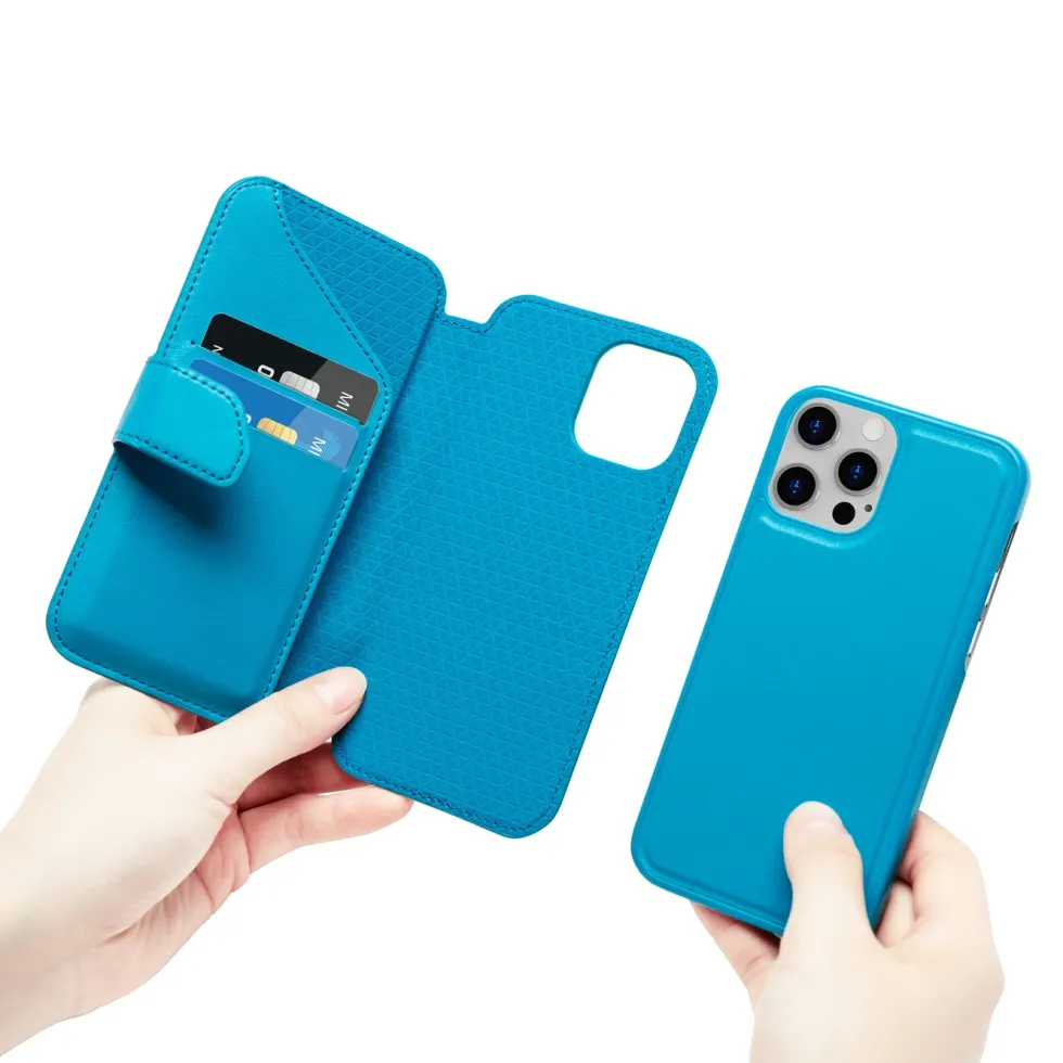 Wallet Case Solo 503 til iPhone 12 og 12 Pro Blå