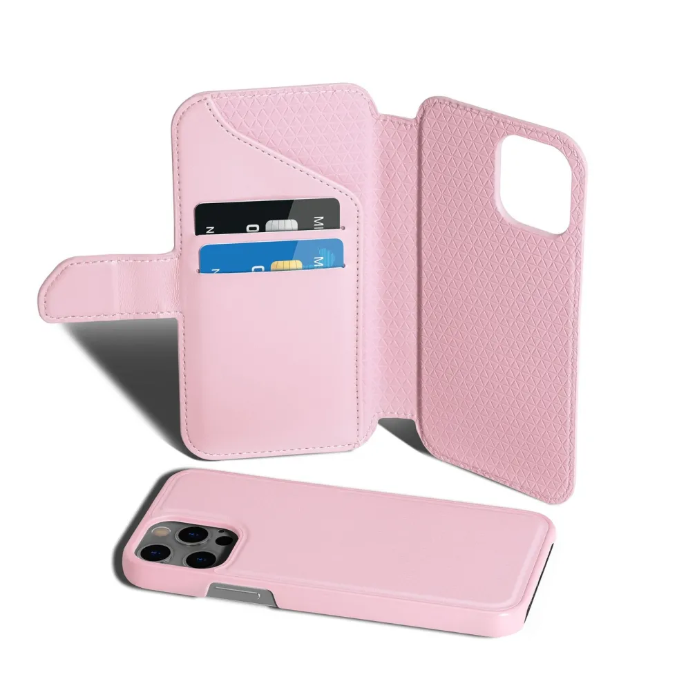 Wallet Case Solo 503 til iPhone 12 og 12 Pro Rosa