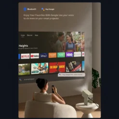 Wanbo Cube 2 Pro smart projektor med Full HD og Android TV 11