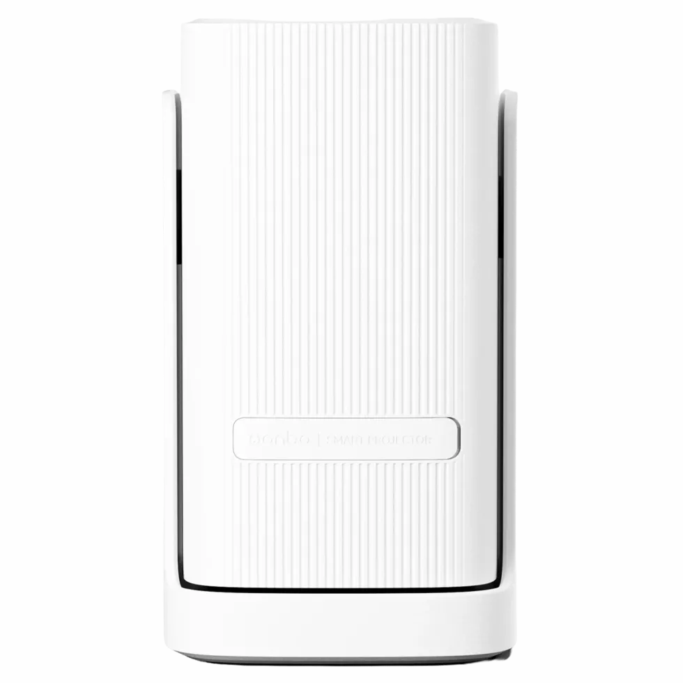 Wanbo Portabel projektor med Android TV og 360° gimbalstativ