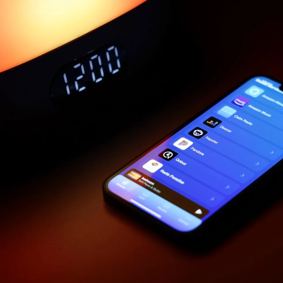 WiiM Wake-up light med vekkerklokke