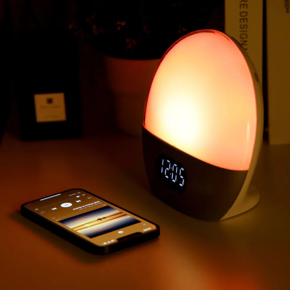 WiiM Wake-up light med vekkerklokke