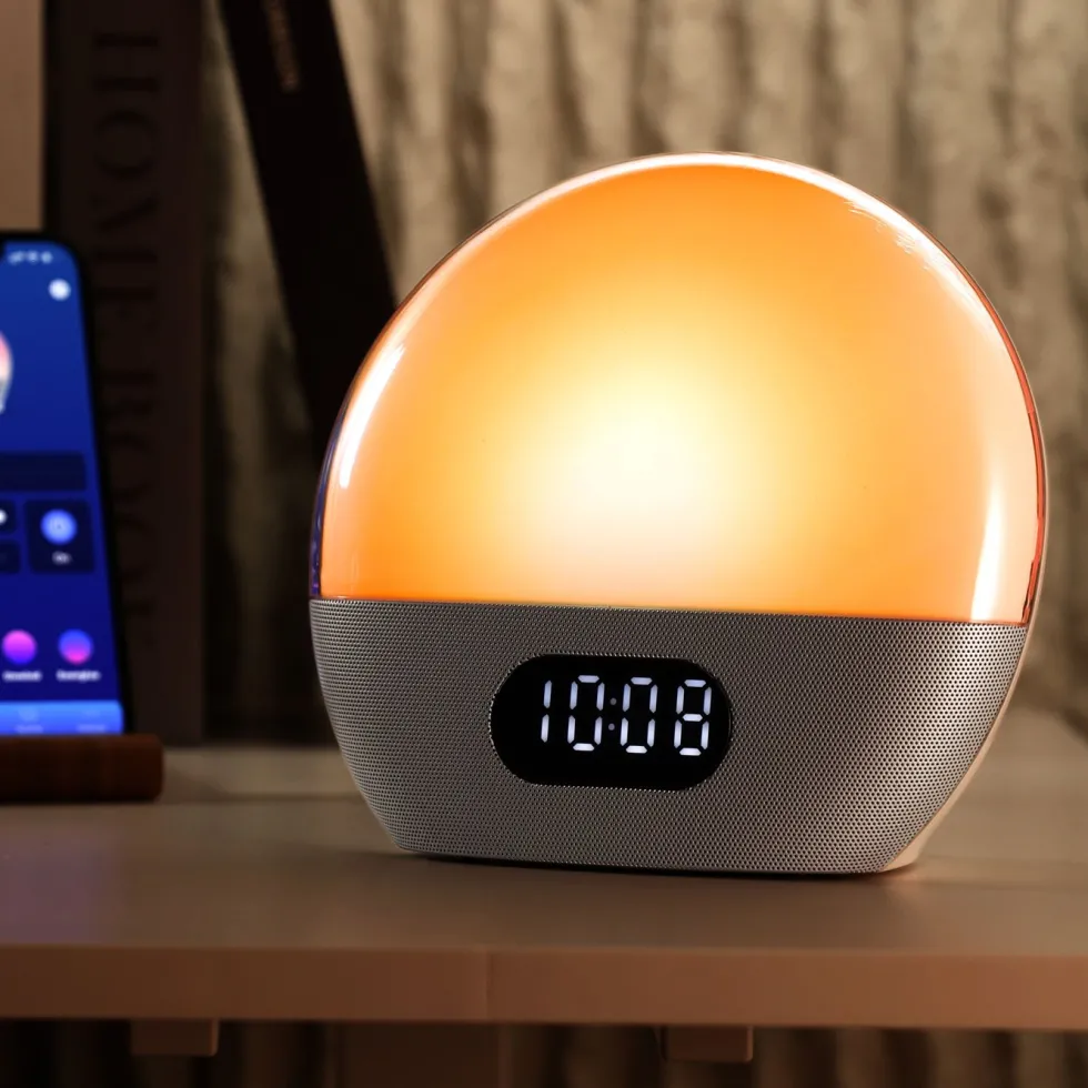 WiiM Wake-up light med vekkerklokke