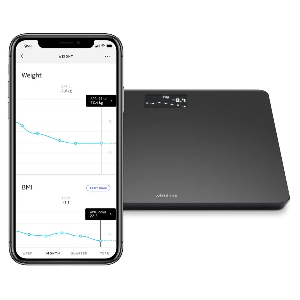 Withings Body Personvekt med wifi Svart