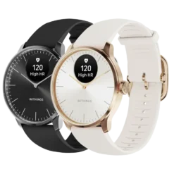 Withings Scanwatch Light Smartklokke med klassisk urskive 37 mm Rose Gold