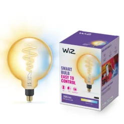 WiZ Amber Filament G200 Smart LED-pære E27 390 lm
